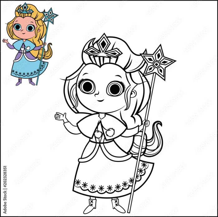 Animates princess snow coloring