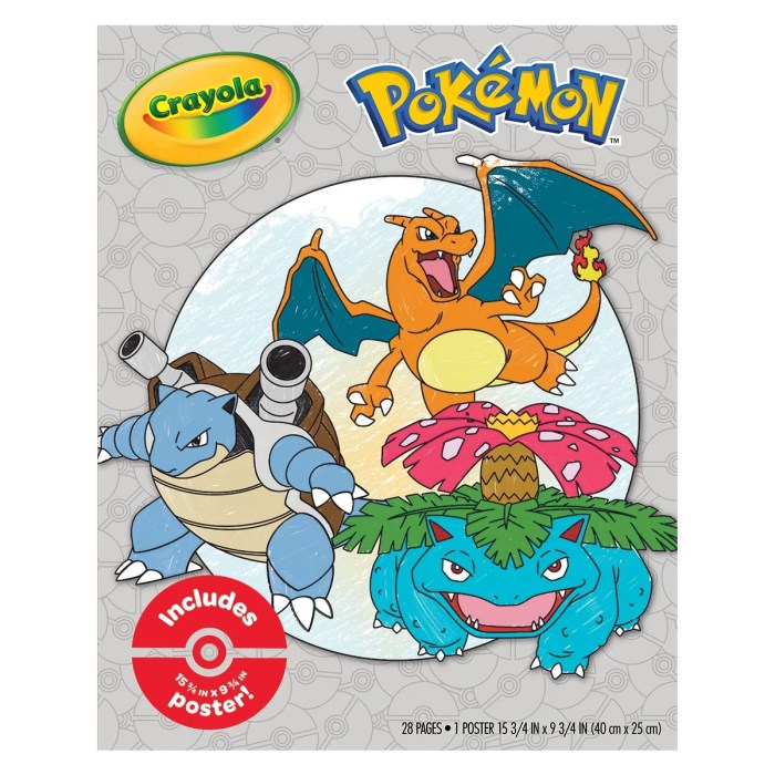 Pokemon coloring book printable