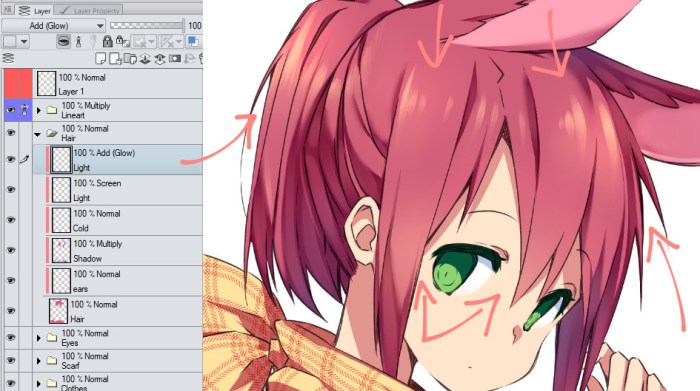 Anime coloring style tutorial