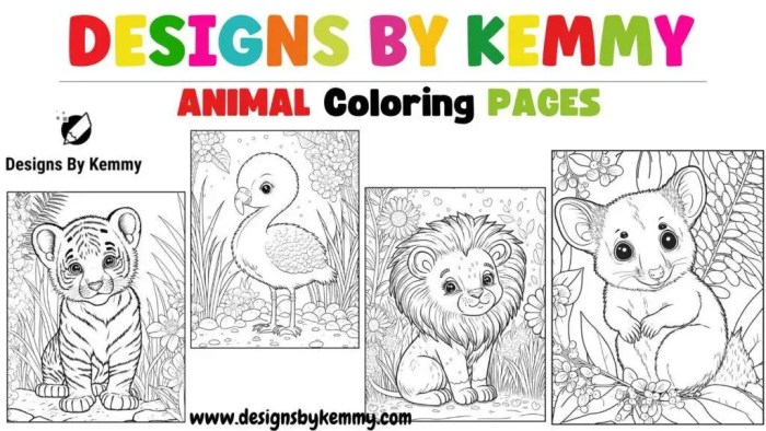 Animal coloring pages for tweens