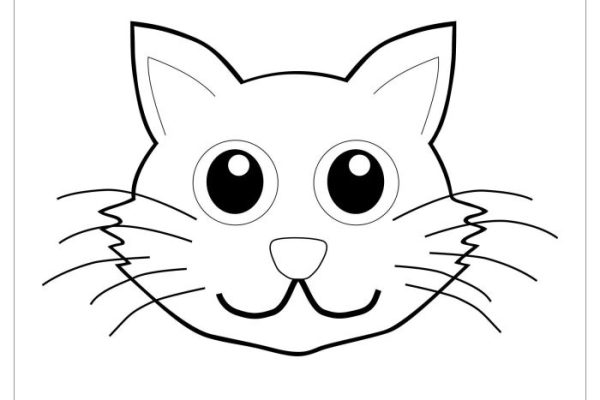 Animal face mask coloring pages