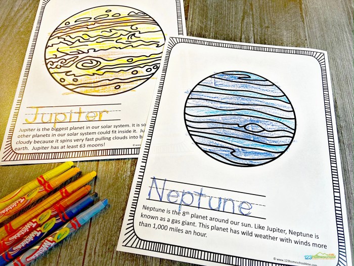 Solar system coloring book