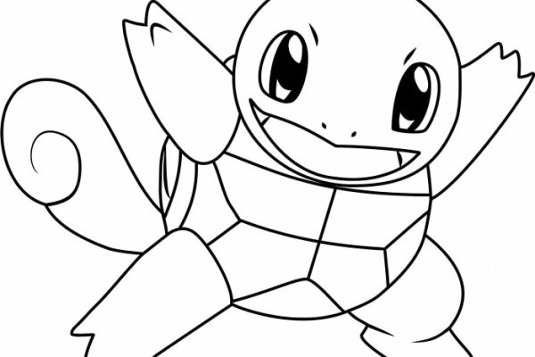 Anime coloring pages squirtle