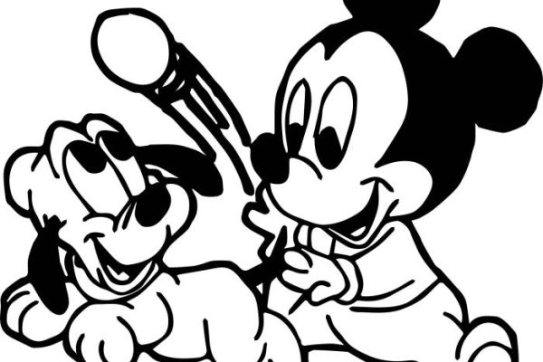 Mickey mouse coloring book