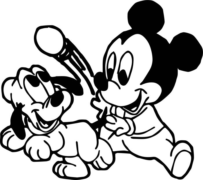 Mickey mouse coloring book