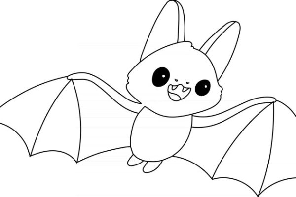 Anime bat coloring pages