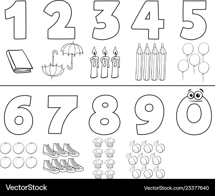 Coloring books by number