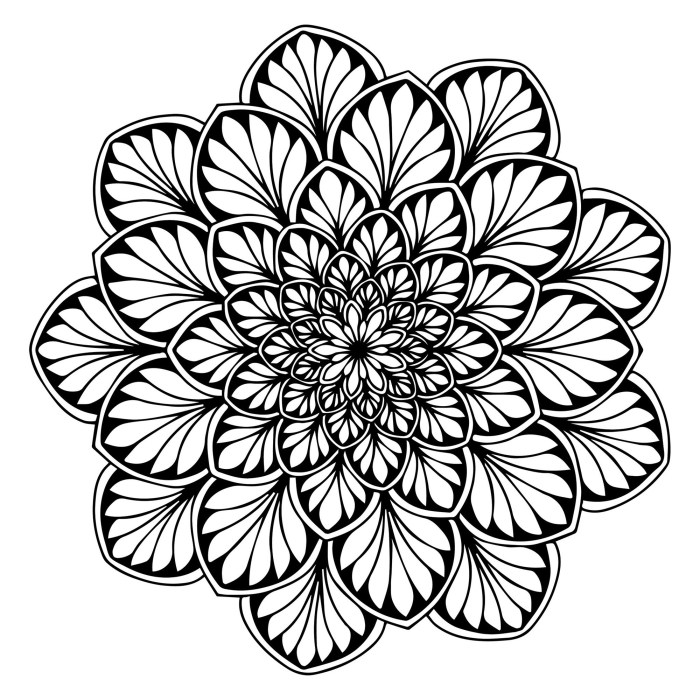 Mandala coloring book pages