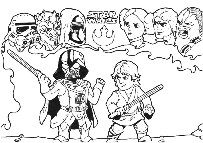 Star wars coloring book