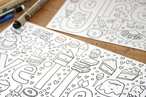 Create your own coloring book