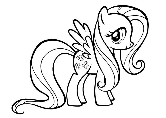 My little pony printable coloring book