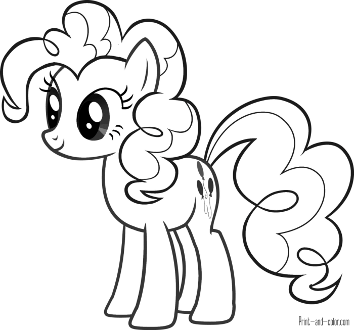 My little pony printable coloring book