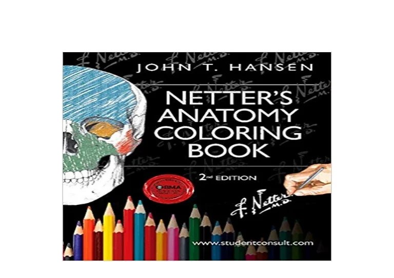 Netters anatomy coloring book