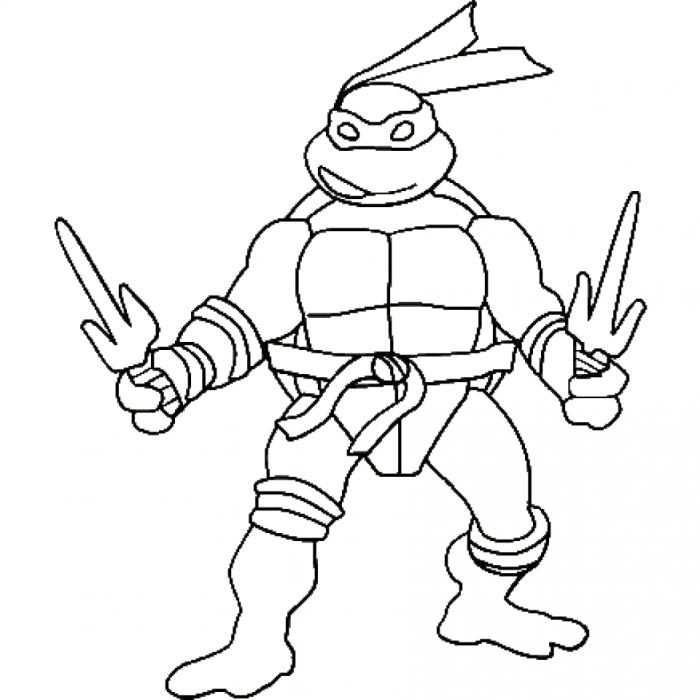 Ninja turtle coloring book