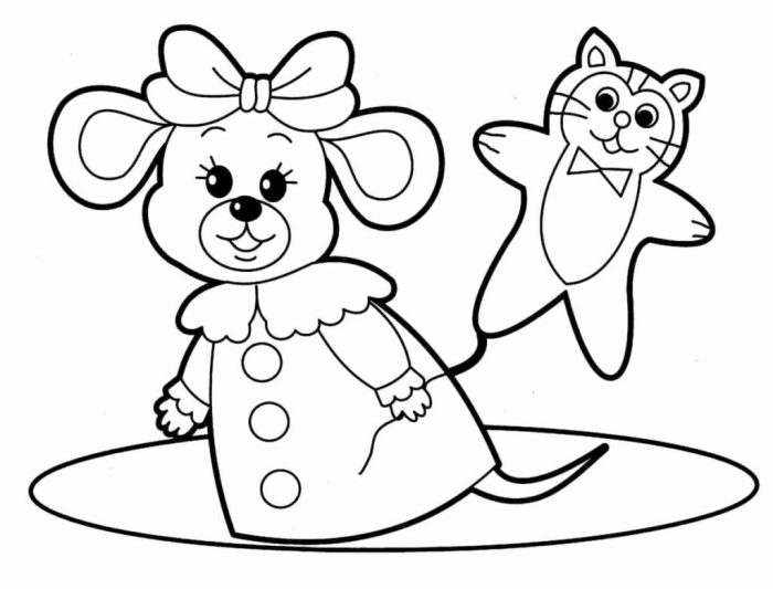 Coloring book pages for 3 year olds