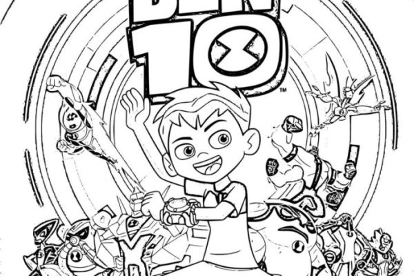 Ben 10 coloring book