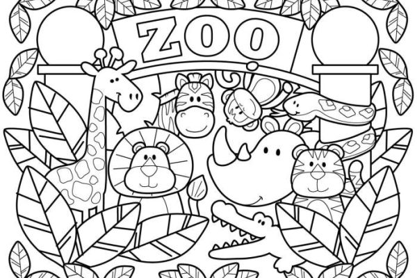 Coloring books for kids animals