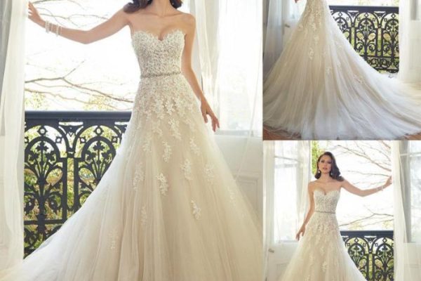 Ivory color wedding dresses