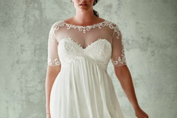 Inexpensive plus size wedding dresses