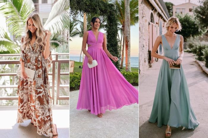 Island wedding guest dresses