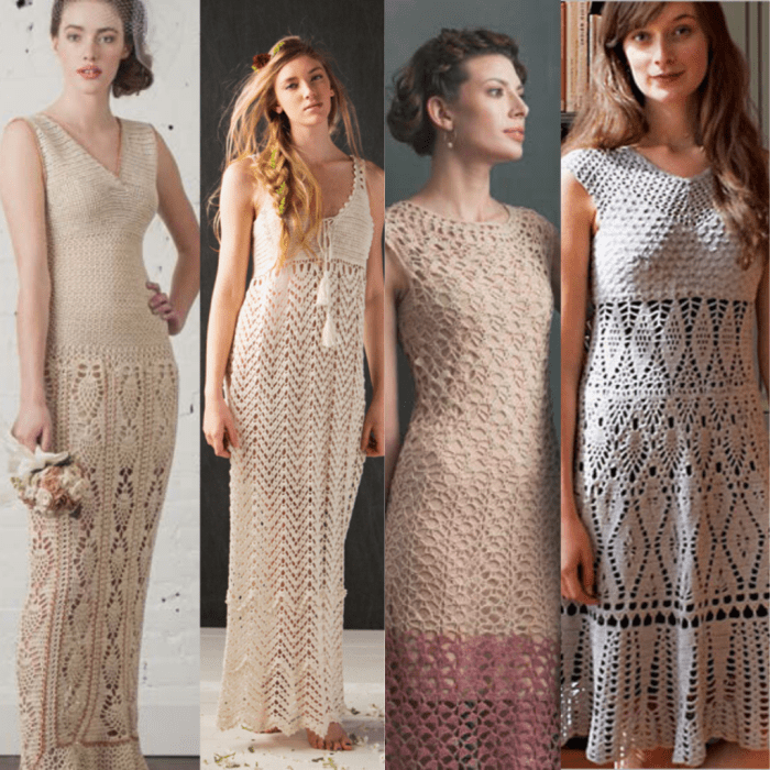 Free crochet wedding dress patterns