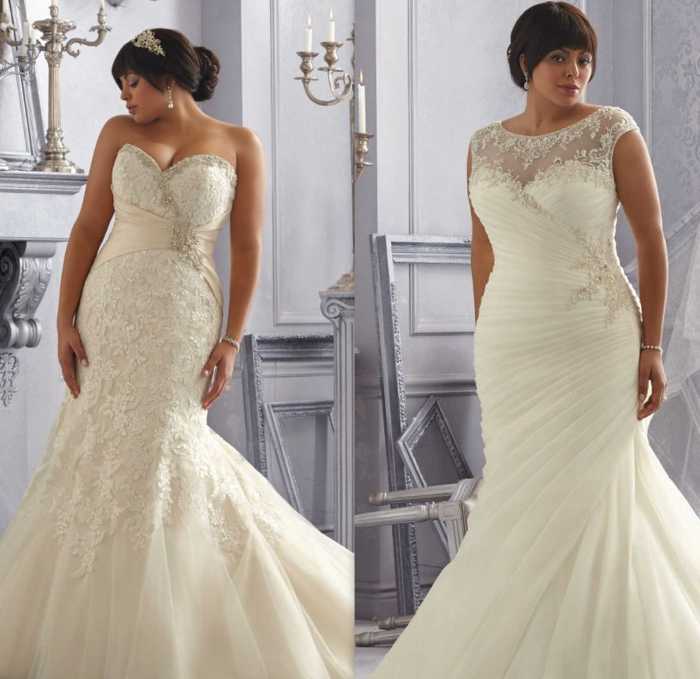 Plus size second wedding dresses