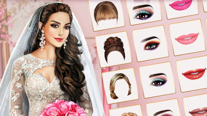 Wedding bride dress up game