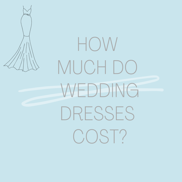 How much are wedding dresses on average