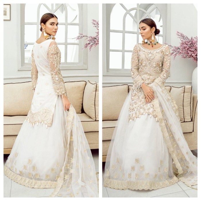 Pakistani wedding white dress