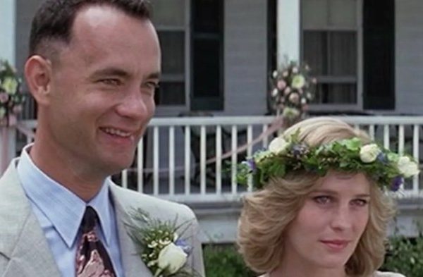 Jenny's wedding dress from forrest gump