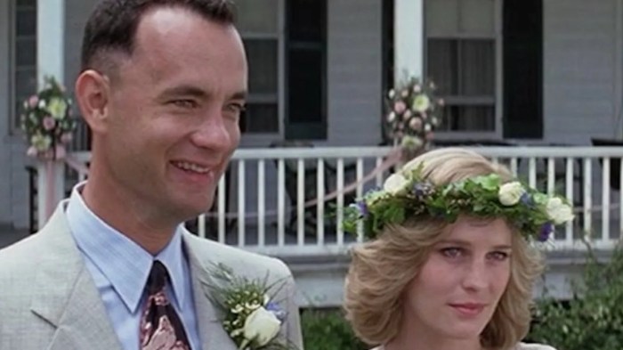 Jenny's wedding dress from forrest gump