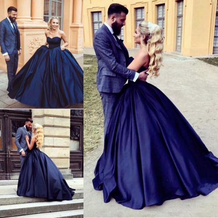 Navy cocktail dress wedding