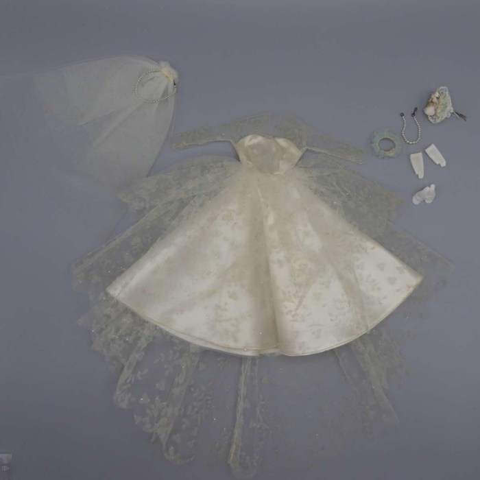 Vintage barbie wedding dress